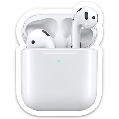 Apple AirPods wireless earbuds sticker