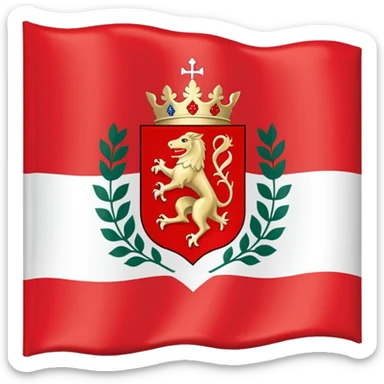 Flag of Rokiškis sticker