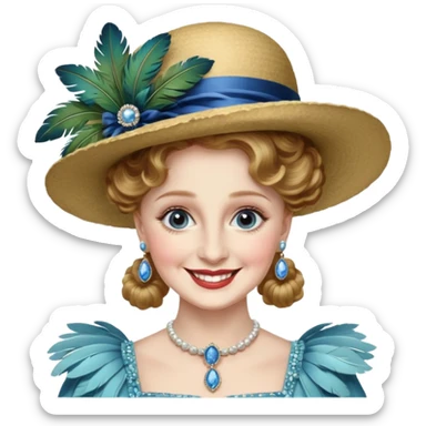 Billie Burke sticker
