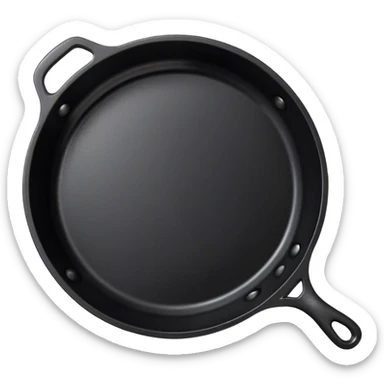 Cast iron skillet  sticker