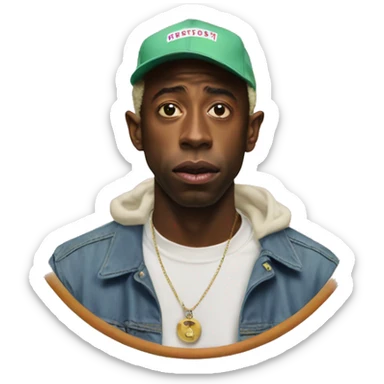 Music disc tyler the creator sticker