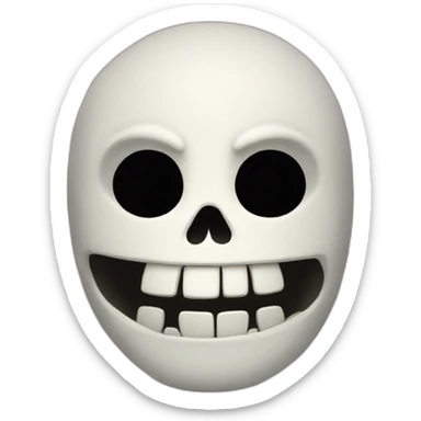 sans undertale squelette sticker
