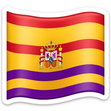 Bandera Republica Española sticker