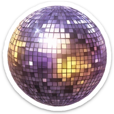 disco ball sticker