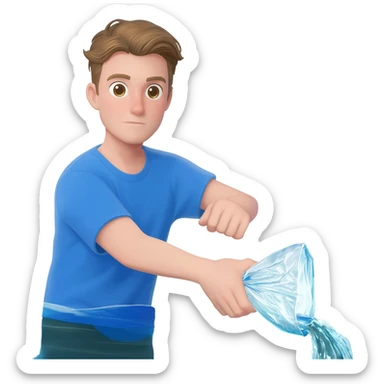 waste and stupidity sticker