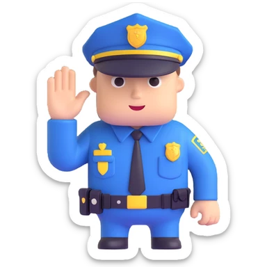 Police sticker