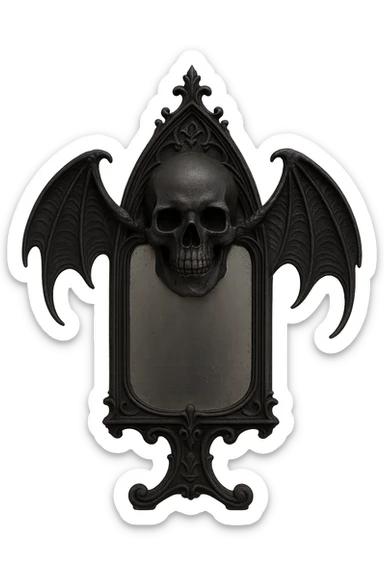 goth object, remove background sticker