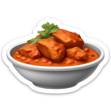 chicken tikka masala sticker