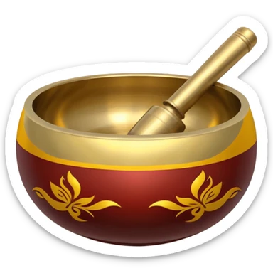 tibetan bowl sticker