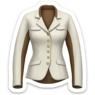 Equestrian jacket sticker