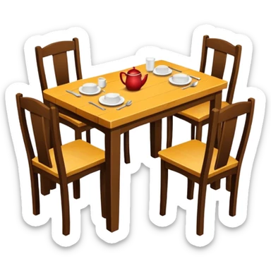 Mesa de comedor sticker