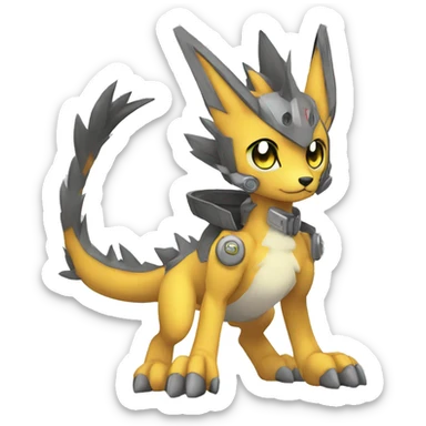  kawaii cool edgy Digimon-Fakemon-animal full body sticker