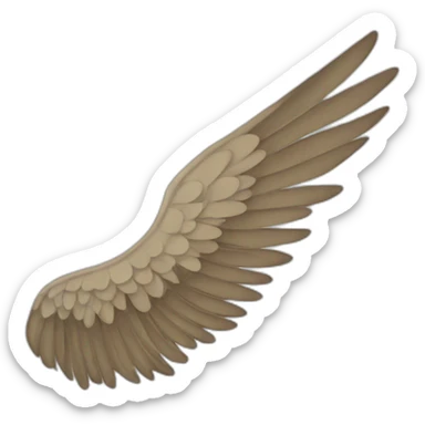 Wing left sticker