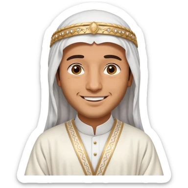 old emirates guys wearin UAE cloths sticker