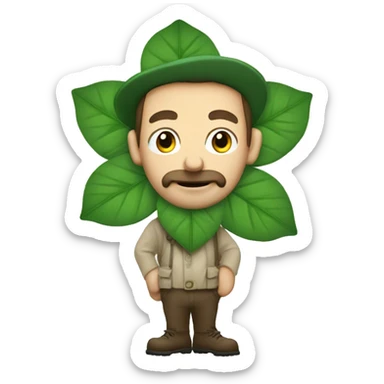 Trèfle à quatre feuilles sticker