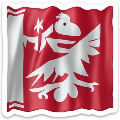 Kingdom of Poland flag sticker