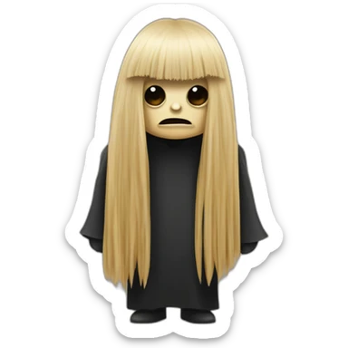 cute cousin it addams sticker