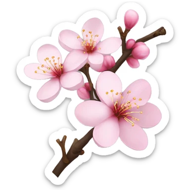 cherry blossom sticker