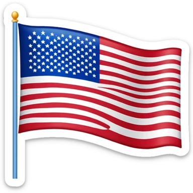 usa flag sticker