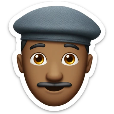 Man with big nose and kippah sticker