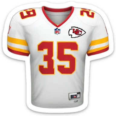 kansas city chiefs jersey sticker