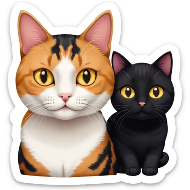  3 CAT NAME MAVE NAVE RAVE sticker