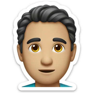 Turkmen man reaslistic sticker