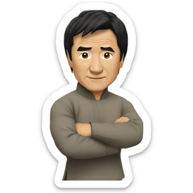 Jackie Chan Kungfu sticker