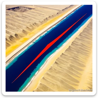 rectangulo con 5 lineas amarillas de arriba a abajo i 5 de rojas, intercaladas entre si, empezando por las amarillas en ambos extremos. en la parle de arriba un triángulo azul invertido, con la punra mirando hacia abajo, y dentro, una estrella de 5 puntas blanca, grande, en el cendtro del triángulo sticker