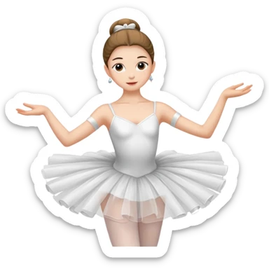 Bailarina de ballet sticker