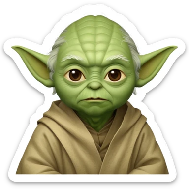 master yoda sticker