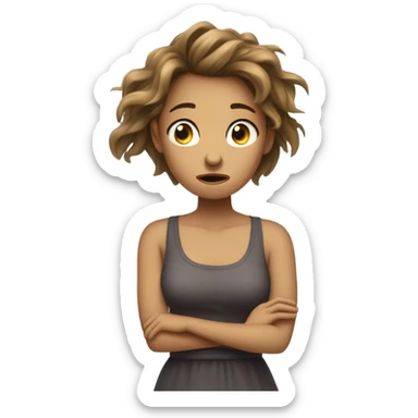 damsel in distress  sticker