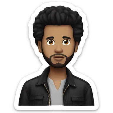 The Weeknd in After Hours Outfit  sticker
