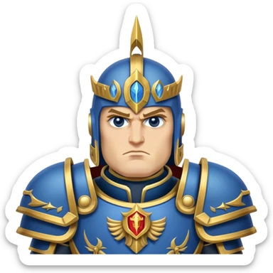 warhammer 40k Lord Commander Roboute Guilliman sticker