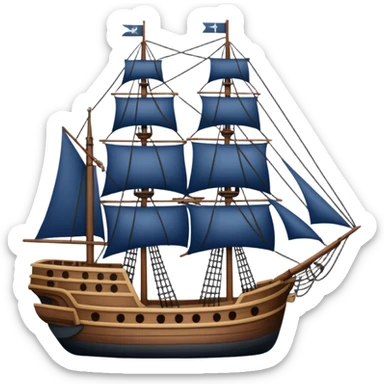 19th century Navy ship sticker