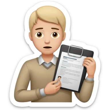 young man in despair applying for jobs with no successs - complete loss or absence of hope - holdng resume sticker