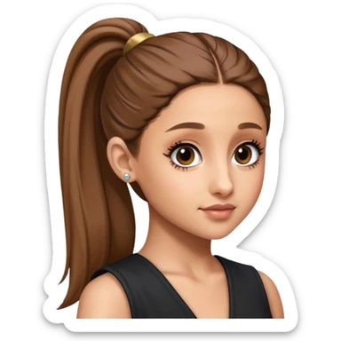 ariana grande ponytail 2025 a little older she’s 32 sticker