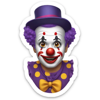 Brock purdy as a clown sticker