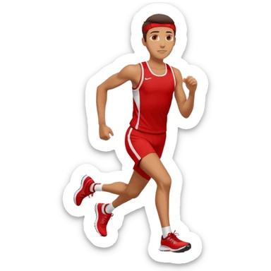 make a tall runner in red sticker
