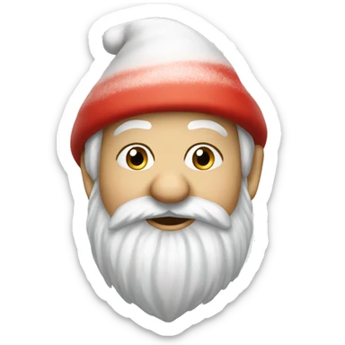 Festive gnome sticker