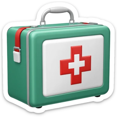 first aid kit cabinet sticker