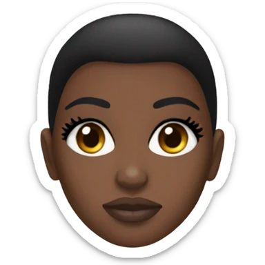 dark skin kim kardashian  sticker