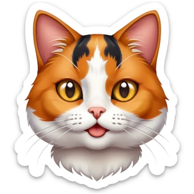 Cat saying Tryna Tell sticker