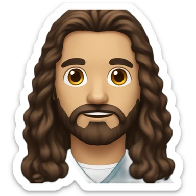 frontend-developer-with-dark-beard-dark-eyes-dark-hair-and-cavalier-king-charles-spaniel-dog sticker