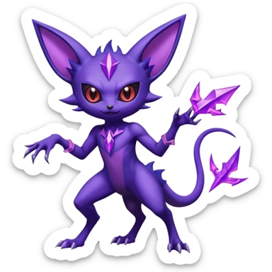 Sableye-Noibat-Espeon-fusion (full body) sticker