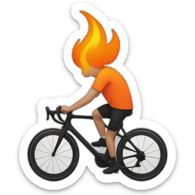 strava flame sticker