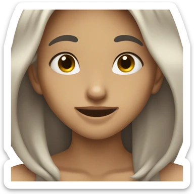 Shy women giggling aesthetic  sticker