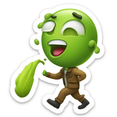 Boire une chartreuse en faisant un trail sticker