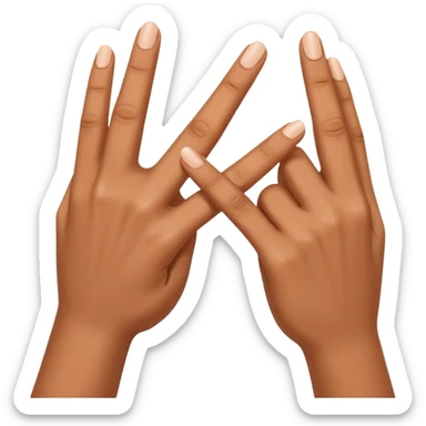 Des mains qui fait le numéro 40 avec c’est doigts  sticker