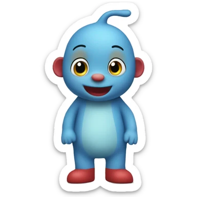 Iggle piggle sticker